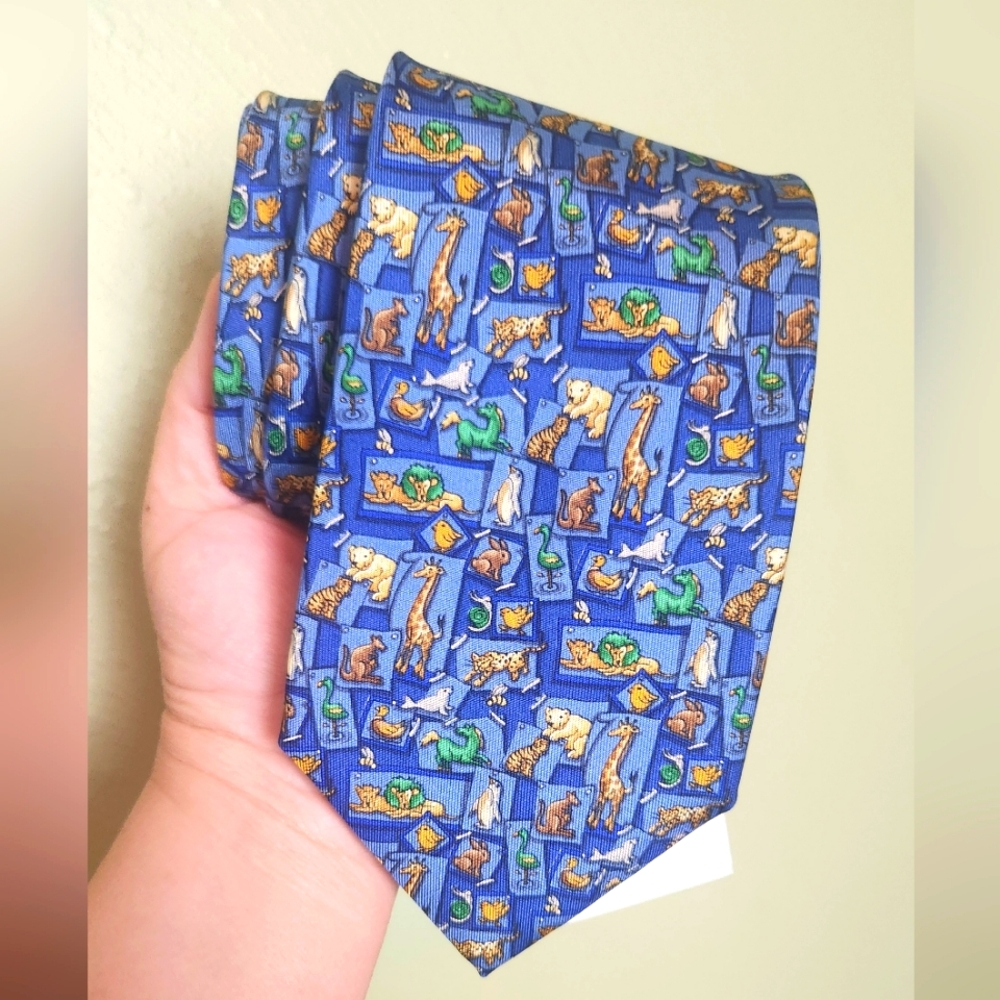 NWT - Salvatore Ferragamo Animal Tie